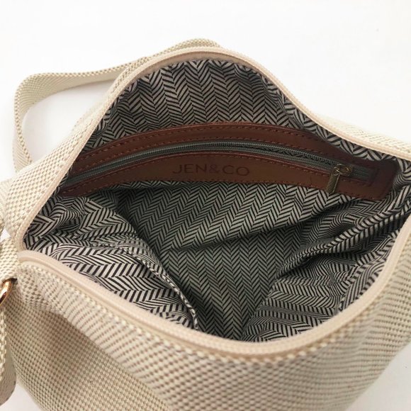 Jen & Co. Madison Handwoven Bag in a Bag Handwoven Tote & Smaller Crossbody Bag - Picture 7 of 8